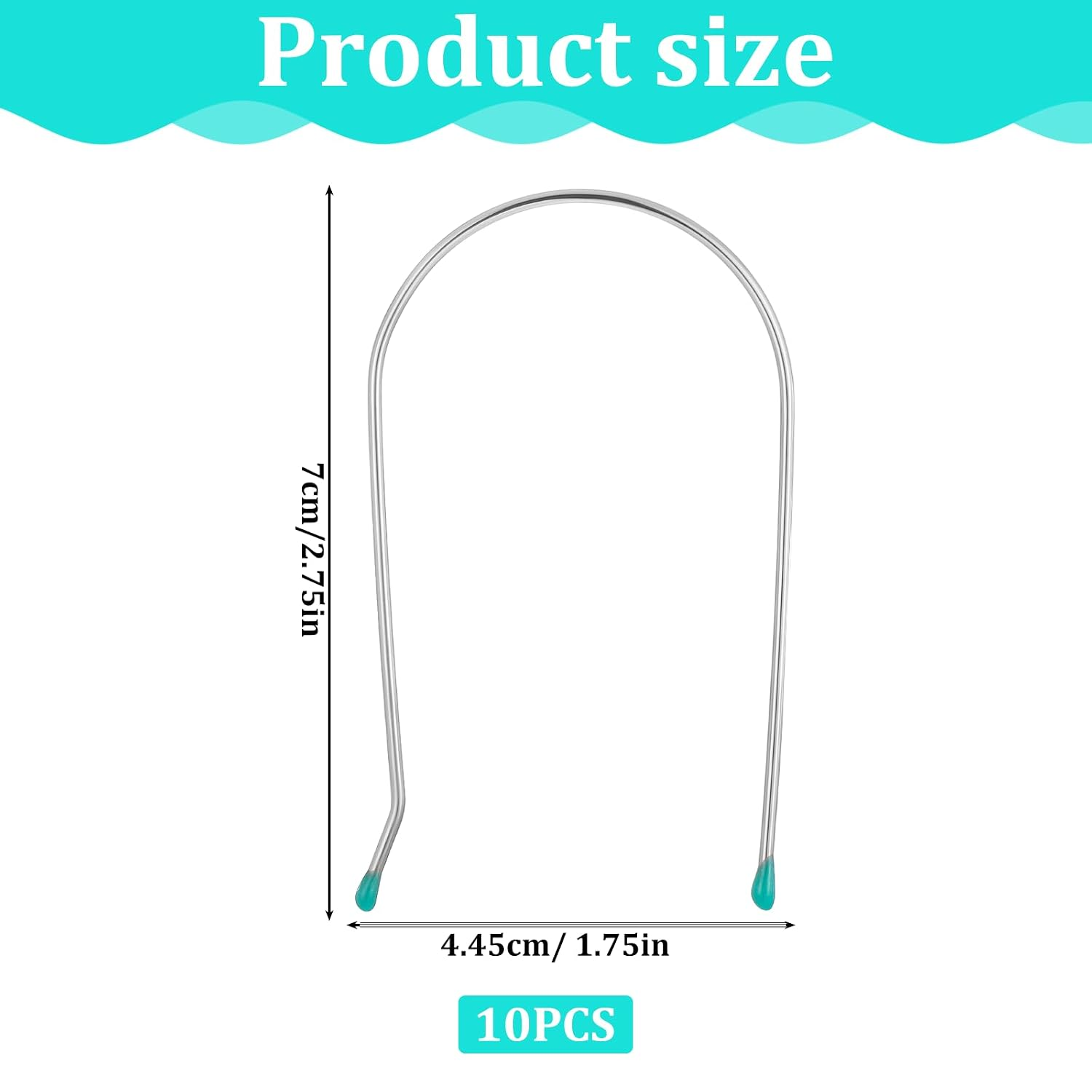 10 Pcs Hot Roller Clips, Hot Curler Clips Replacement Kit Fits 1.75 Inch Hair Ro