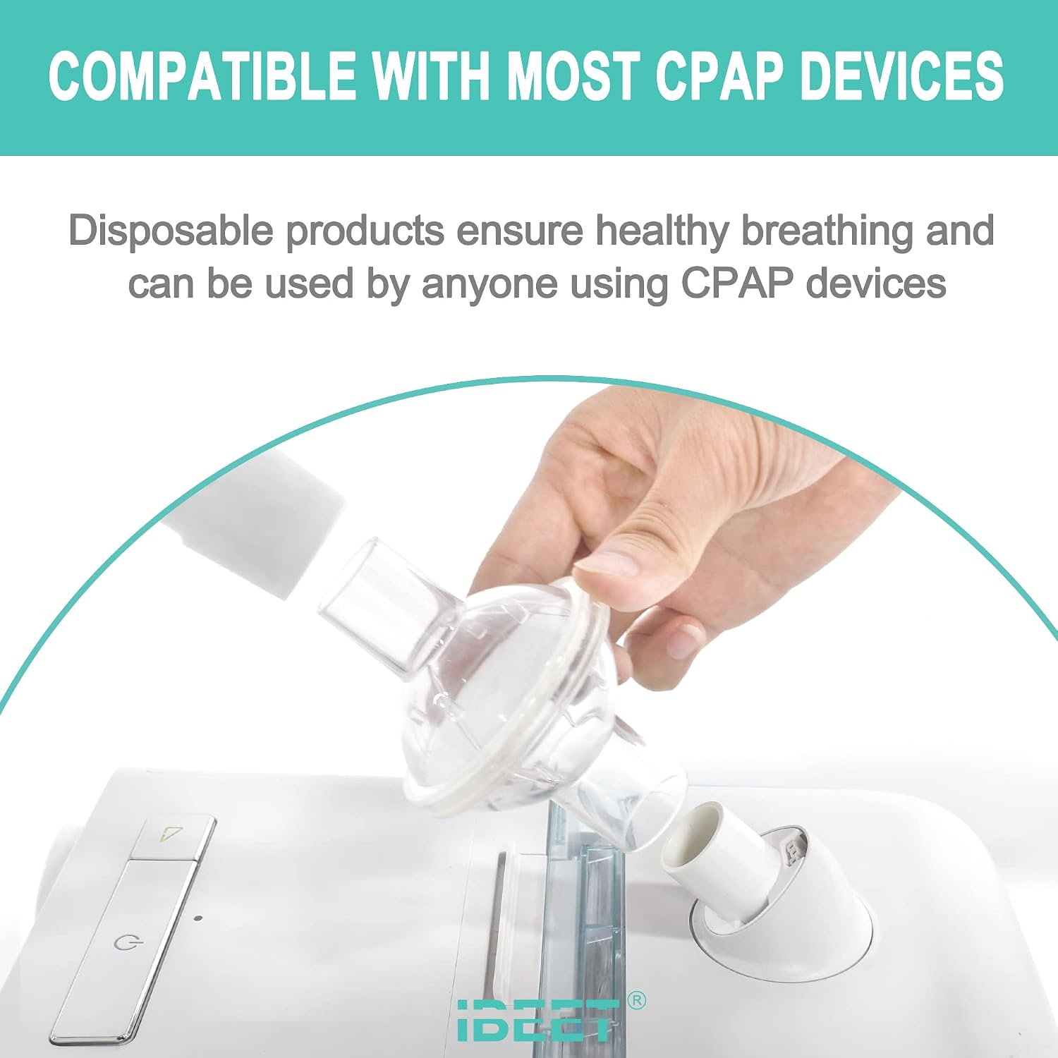 3PCS CPAP Filters to Improve Your Using Experience, Filters Out Moisture and Unw