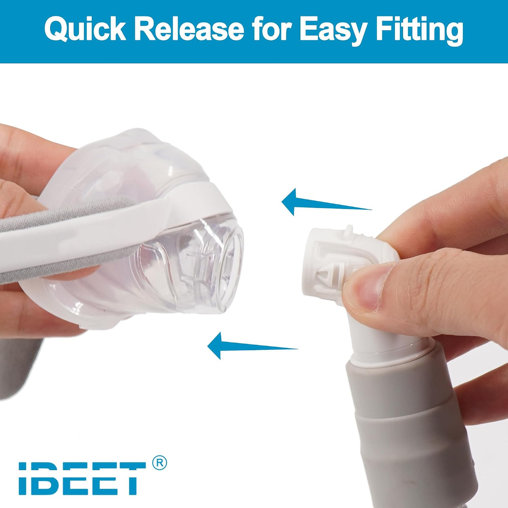 2PCS Replacement Elbow for Airfit N20 - Connect to 22Mm Hose Directly, IBEET Qui