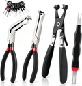 4PCS Premium Electrical Disconnect Pliers | Auto Electrical Plug Connector Tool,
