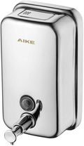 17Oz Wall Mount Pump Soap Dispenser Polished Stainless Steel Finish | Easy Push