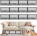 12Pcs under Couch Blocker,Under Bed Blocker for Pets,Adjustable under Furniture
