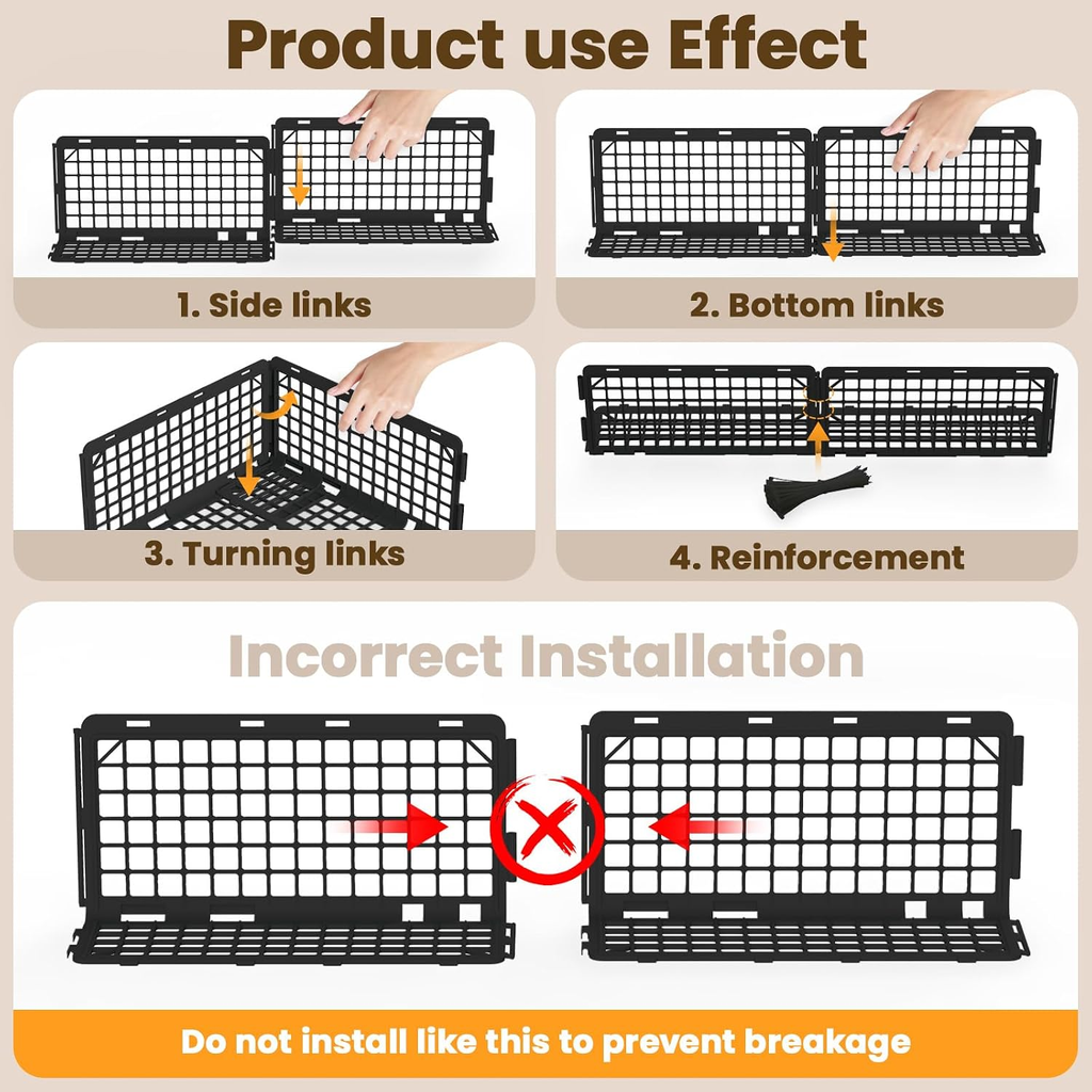 12Pcs under Couch Blocker,Under Bed Blocker for Pets,Adjustable under Furniture