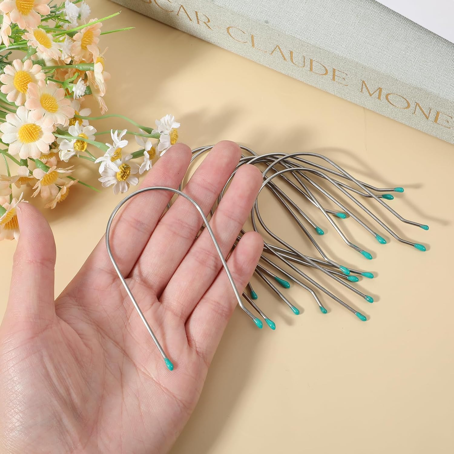 10 Pcs Hot Roller Clips, Hot Curler Clips Replacement Kit Fits 1.75 Inch Hair Ro