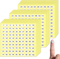 1-300 Stickers with Numbers, Numbered Stickers, Consecutive Number Sticker, 4500