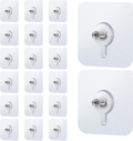 20 PCS Adhesive Wall Screws Hanging Nails Screw Free Sticker Waterproof Wall Han