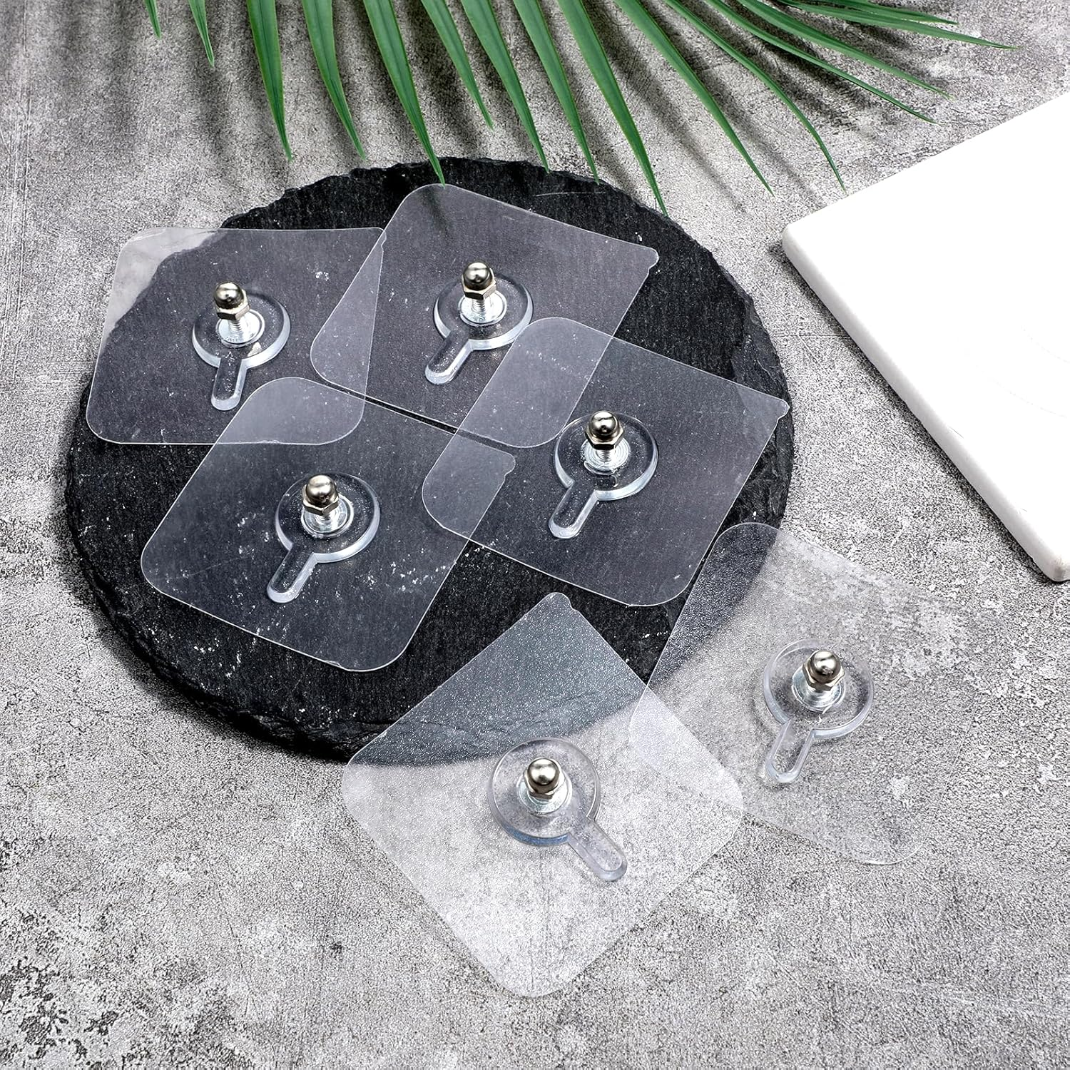 20 PCS Adhesive Wall Screws Hanging Nails Screw Free Sticker Waterproof Wall Han