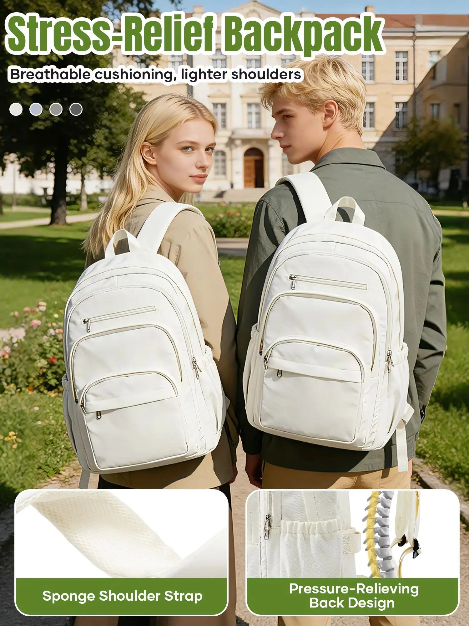 Schoolbag Female Student Junior High School Small Fresh Backpack Large Capacity High School Bag Ins Style Middle School Backpack