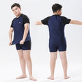 Cross-border Swimwear Children's Swimwear Foreign Trade Big Boys Split Swimwear Plus Fat Loose Quick-drying