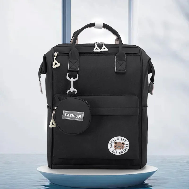 Schoolbag female k-style high school college student popular middle school student junior high school student cute ins style backpack campus backpack