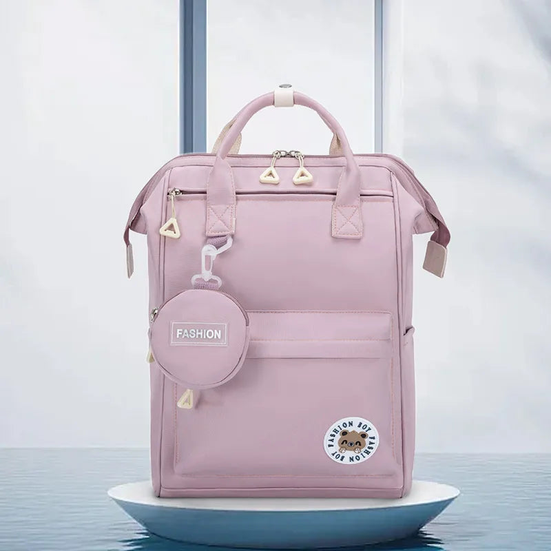 Schoolbag female k-style high school college student popular middle school student junior high school student cute ins style backpack campus backpack