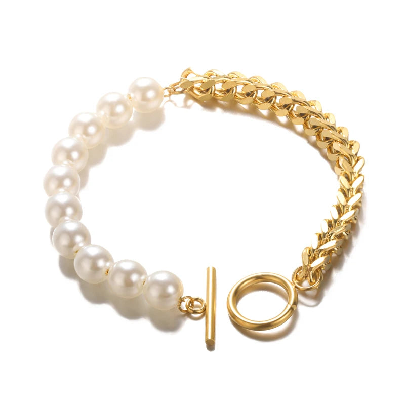 Crystal Cross Bracelets For Women Men Fashion Gold Color Stainless Steel Cross Bracelet Vintage Religion Aesthetic Jewelry Gift