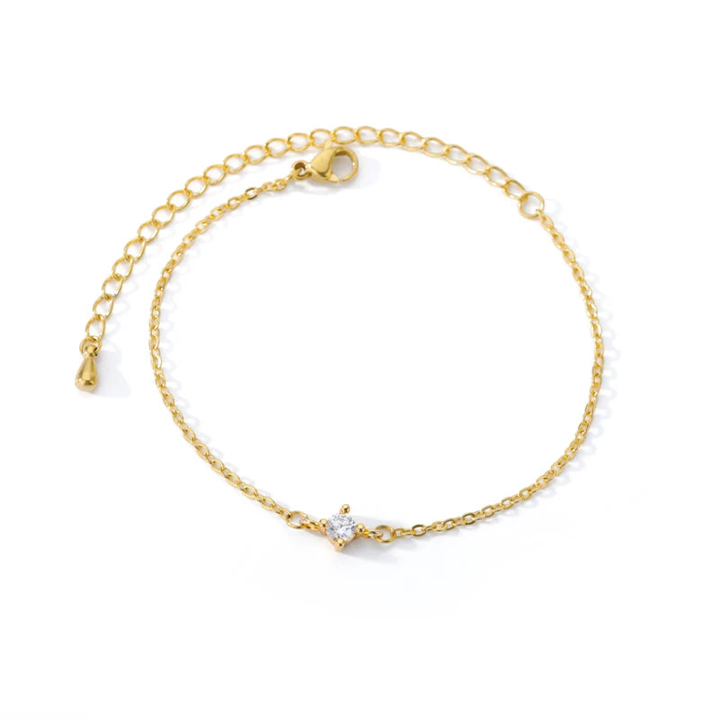 Crystal Cross Bracelets For Women Men Fashion Gold Color Stainless Steel Cross Bracelet Vintage Religion Aesthetic Jewelry Gift